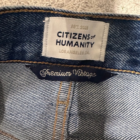 Citizens Of Humanity Mid Barrel Denim Size 24 - Picture 13 of 15